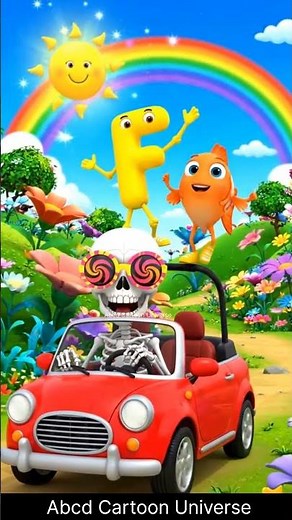 F for Fish on Car 🚗 | Anaya ki Video | Anaya wala Cartoon | Cartoon | Anaya Abcd Cartoon