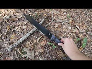 Gator Golok Machete 31-002850 - video demo