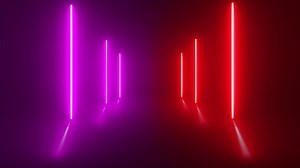 Download red and pink neon lines background for free