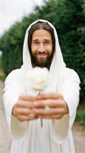 This White Rose is for You 🌹 | A Message from Jesus ✝️ #godmessage #ytshorts