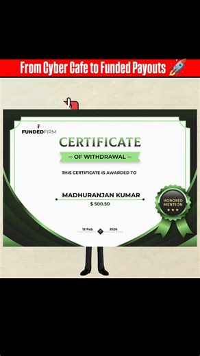 From Cyber Cafe To Funded Account Payouts #tranding