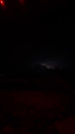 Springtime lightening storms