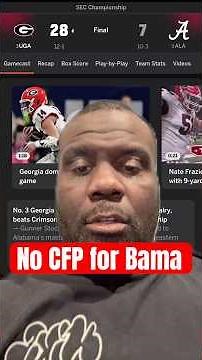 STOP Pretending Alabama Belongs in CFP