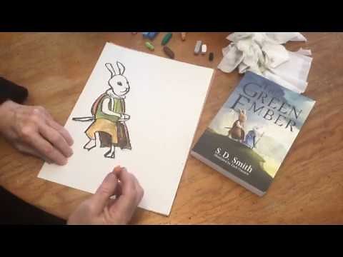 Green Ember Chalk Pastel Art Lesson