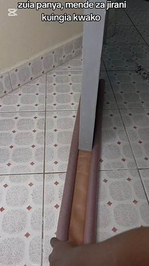 🇰🇪450 Bottom Door sealer strip Colours: *Black , Brown and Grey Approximate length: 1M | StyleHome Hub