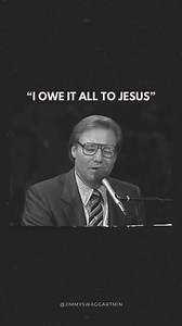 "I owe it all to Jesus." Watch this full service here: https://watch.sonlifetv.com/videos/toronto-canada-09-11-1982-saturday-crusade | Jimmy Swaggart Ministries