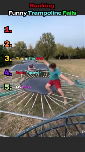 😂🤸‍♂️ Ranking Funny Trampoline Fails 🏆