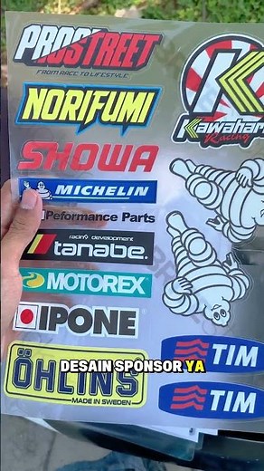 Transparent Racing Sticker Pack