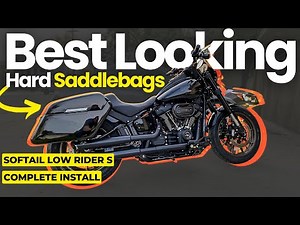 Best Harley Davidson Saddlebags For M8 Softails Ever! | Full Install on Low Rider S