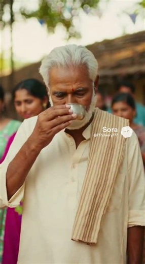 Indians drinking “sacred” cow urine.