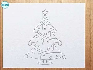 How to draw a Christmas Tree