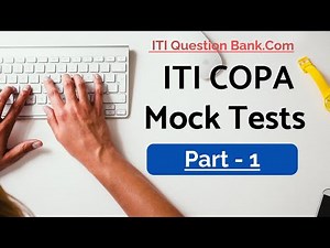 ITI COPA Mock Tests in Hindi 2025 | COPA 1st Year MCQ important Question 2025