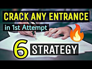 6 Strategy to Crack Any Entrance Exam | Tips to Clear Any Entrance | Entrance Exam Preparation |
