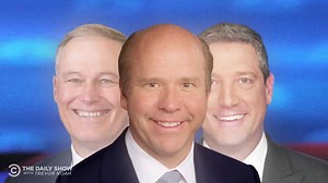 BREAKING: Jay Inslee, John Delaney, and Tim Ryan have spontaneously fused into a jar of mayonnaise #DemDebate | The Daily Show