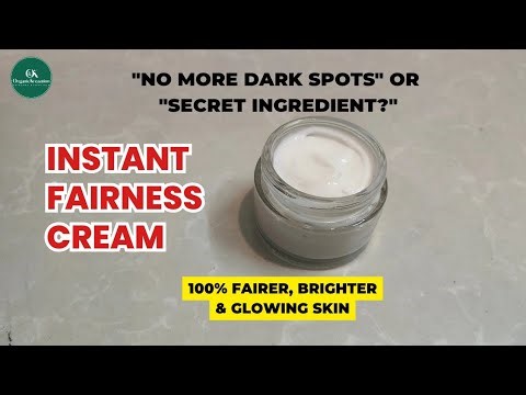How to make Instant fairness cream at home | Get Glass Skin at Home! best Fairness Cream Recipe