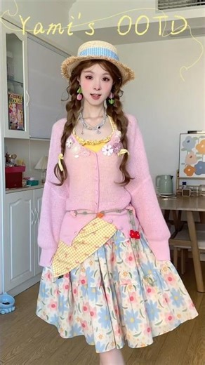 Cute Cottage-core aesthetic outfits 🎀✨🌷