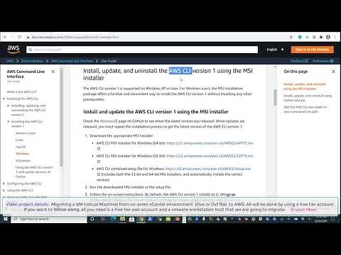 Part1 - AWS Migration project step by step