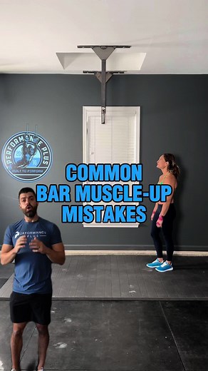 Struggling with bar muscle-ups? ⁠ ⁠ For many athletes, two things hold back their muscle-up progress.⁠ ⁠ 1️⃣ Not keeping tension - learning to control tension is like stretching a giant rubber band. Use it to propel yourself up⁠!⁠ ⁠ 2️⃣ The bar muscle-up isn't a chest-to-bar pull-up. Don't think of pulling yourself TO the bar. Instead, pull AROUND the bar.⁠ ⁠