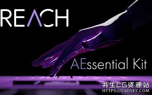 AE脚本-表达式编辑效果预设管理脚本搜索工具包AEscripts REACH AEssential Kit for After Effects