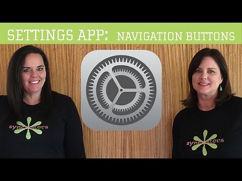 iPhone / iPad Settings App - Navigation Button Shapes