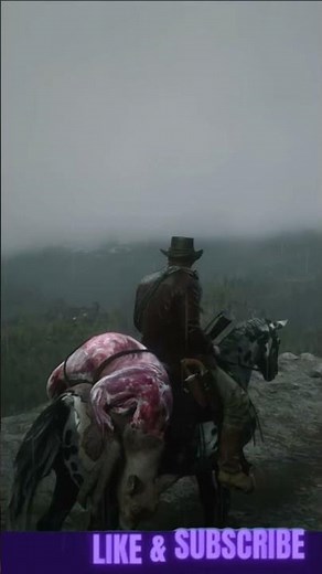 RDR2’s Most Realistic Weather: Mountains, Rain, and a Rainbow 🌧️🌈 #Shorts