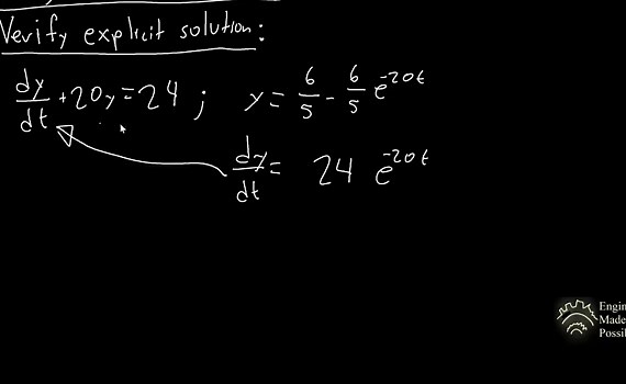 Order, Linear/Nonlinear, Explicit solution Problems - Differential Equations