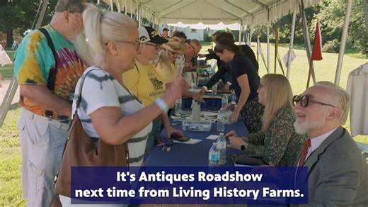 Watch the latest episode from Antiques Roadshow at Living History Farms with the PBS app! https://to.pbs.org/40Z3t6B | Iowa PBS
