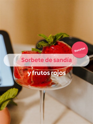 Sorbete de sandía y frutos rojos | Receta Thermomix perfecta para el verano