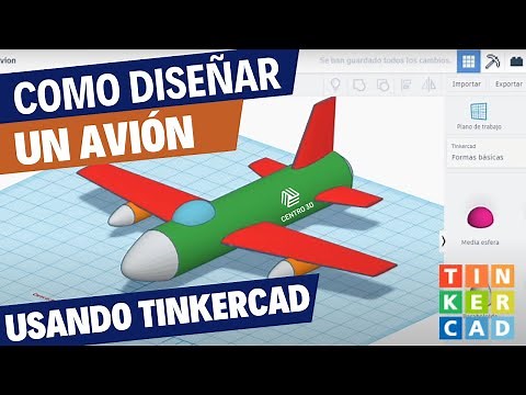 Tutorial Tinkercad como diseñar un avión usando Tinkercad