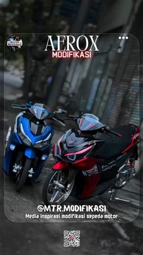 motor aerox modifikasi ꧂