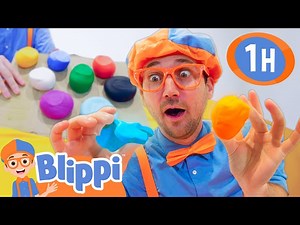 Blippi Makes DIY Clay! Learn Shapes and Letters | BEST OF BLIPPI TOYS | Educational Videos for Kids - Videos For Kids