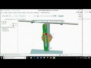 How to make slider crank return mechanism make in creo parametric project #5