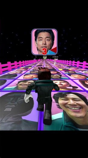 Wrong Step = FALL! Roblox Squid Game #shorts #roblox