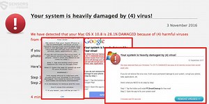 「お使いのシステムは、 (4) 4つのウイルス!」 (それを除く)