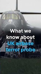 UK police investigate suspected terror plot at British airbase used by the US | DW News