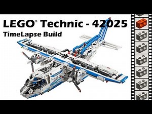 LEGO Technic 42025, Cargo Plane - TimeLapse Build