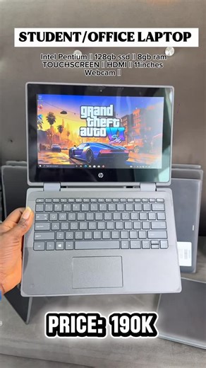 𝐇𝐏 | 𝐃𝐄𝐋𝐋 | 𝐌𝐀𝐂𝐁𝐎𝐎𝐊 | 𝐆𝐑𝐀𝐏𝐇𝐈𝐂 𝐋𝐀𝐏𝐓𝐎𝐏𝐒 on Instagram: "You need a laptop mainly for online surfing (ads, zoom, Facebook, instagram, mails, checking websites) also for Microsoft packages, with long lasting battery hours, portable, handy and flat, it’s also suitable for students and office use 𝐏𝐫𝐢𝐜𝐞: 𝟏𝟗𝟎𝐤 HP PROBOOK 11 G5 x360 Intel pentium || 128gb ssd || 8gb ram || 𝐓𝐨𝐮𝐜𝐡𝐬𝐜𝐫𝐞𝐞𝐧 || 11inches || webcam || HDMI || Bluetooth || Windows 10/11 . Follow @xpert