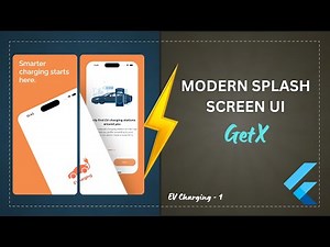 Splash Screen Animation in Flutter | Getx | EV Charging App | Part - 1