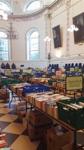 Stinky Old Books on Instagram: "The 33rd Trinity College Dublin Secondhand Booksale is finally here! 🍀📚 The Exam Hall is now filled with secondhand treasures spanning all sorts of topics, including English Literature, Ireland, Travel, Antiquarian, Poetry, Cooking, Fiction, Music, and more. The sale runs from 4 to 7pm Tuesday 10th, Wednesday 11th (10am to 6pm), & Half Price Thursday 12th (10am to 2pm). Admission is €3 on Tuesday, free on Wednesday & Thursday. The Rare Books Auction will be held