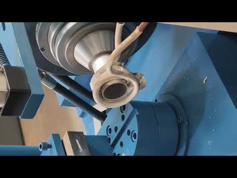 Pipe End Closing and Sealing Machine with Induction Heating