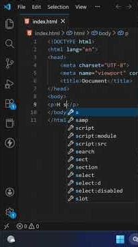 HTML Subscript Tag | Complete HTML Course #39 #shorts #coding #html #viral #trending