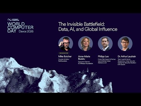 The Invisible Battlefield: Data, AI & Global Influence | WCD Davos 2026
