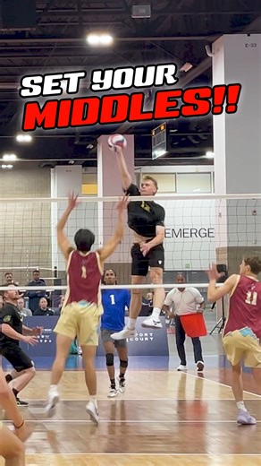 This is your reminder to SET YOUR MIDDLES 😳#volleyball #volleyballplayer #middleblocker | Elevate Volleyball