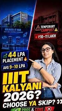 IIIT Kalyani Dark Side, No Full Campus Yet? Fees, Hostel, Placement Reality