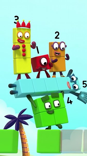 EL PALACIO DE LOS PATRONES | Aprende a Contar con Número Cuatro | Numberblocks #shorts
