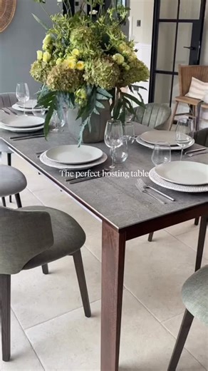 Designed with hosting in mind, the Andorra Extending Dining Table easily transforms to accommodate your extra guests comfortably. ⁠ ⁠ Now all that’s left is to decide the menu, light the candles and curate the playlist... | Bridgman