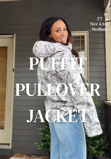 @PUFFIT.US pullover rain jacket but also a fall jacket too! #puffit #pulloverjacket #raincoat #fleecejacket #tiktokshopcreatorpicks