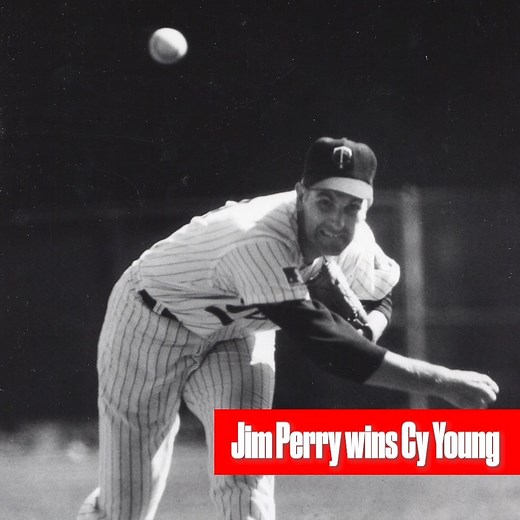 12K views · 472 reactions | On this date in Twins history in 1970, Jim Perry won the American League Cy Young Award! | Minnesota Twins | Facebook
