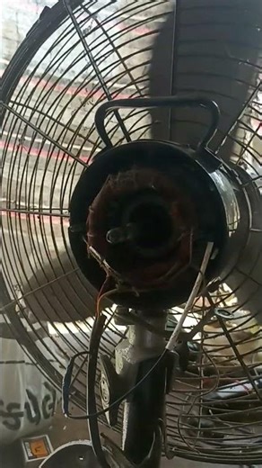 table fan motor repair and testing / motor repair / motor experiment