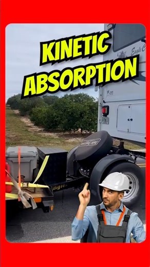 🔴 Articulated Trailer Stabilizer: Braking Force Absorption 🚚